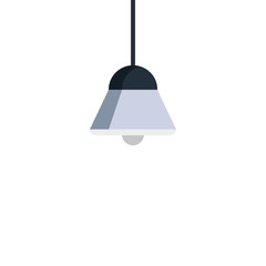 lamp light hanging isolated icon vector illustration design