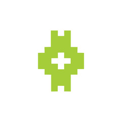 plus medical pixel design geometric design vector