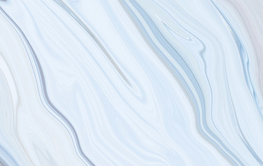 Obraz na płótnie Canvas Marble rock texture blue ink pattern liquid swirl paint white dark Illustration background for do ceramic counter tile silver gray that is abstract waves for skin wall luxurious art ideas concept.