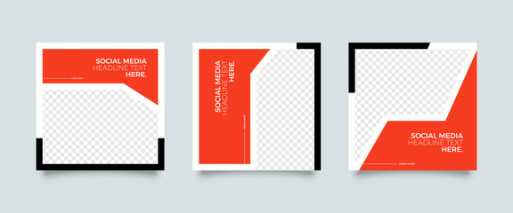 Modern promotion square web banner for social media mobile apps. Elegant sale and discount promo backgrounds for digital marketing	