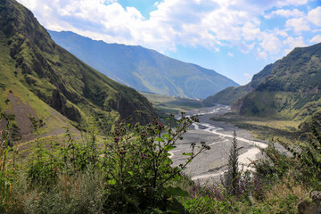 mountains along the Georgian military road