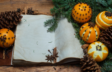 mensaje pensamiento libreta buenos deseos navidad, yule ritual