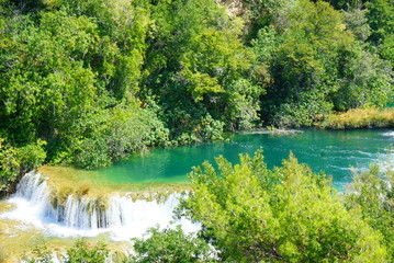 クロアチアの観光地、クルカ国立公園