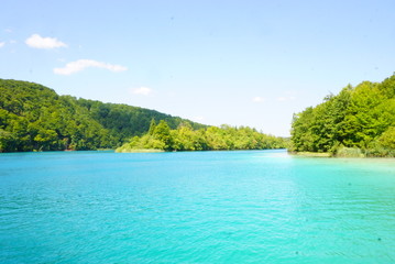 クロアチアのプリトヴィツェ湖群国立公園の湖