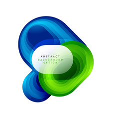 Vector abstract geometric bubble banner created with round shapes. Trendy simple button. Illustration For Wallpaper, Banner, Background, Card, Book Illustration, landing page