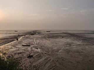 the sand on the seashore