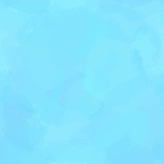 Blue watercolor background. Abstract hand paint square stain backdrop