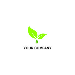 oil leaf green logo inspiration