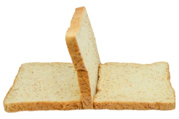 toast wheat bread sliced isolated on white background,some white bread slices pile up on white background,Sliced white bread,Slices of wheat bread isolated on white,Whole wheat bread and sandwich brea