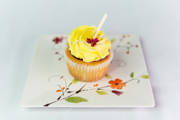 cupcake with candle