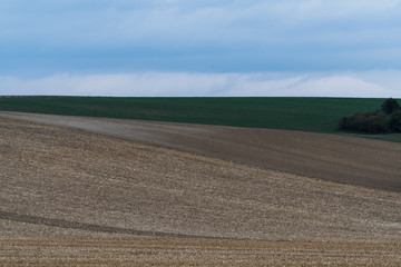 Autumn Rural Landscapes in Moravia, Czech Republic