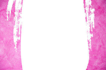 Abstract Pink color paint. Pink brush stroke background and frame.