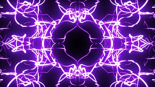 Abstract Symmetry Color Neon Background Purple 9