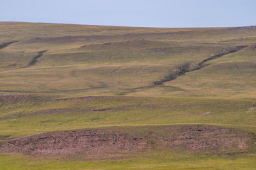 steppe autumn hills