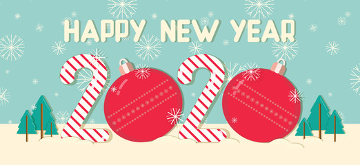 Vector concept design of new year calendar decoration, background, cover, wallpaper, holiday card. Happy Christmas and new year greetings.