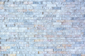 white brick wall for background or backdrop photo. Interior or Exterior texture wallpaper design decoration room.
