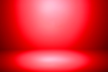Abstract red template background. Picture can used web ad or stand product. studio with blank space dark gradient wall.