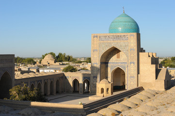 Dome in the old Eastern city. The ancient buildings of medieval Asia