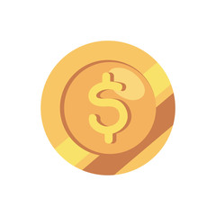 coin money cash isolated icon vector illustration design