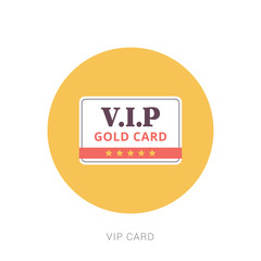 Golden and platinum VIP card template