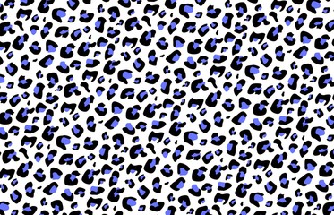 leopard seamless pattern on white background.