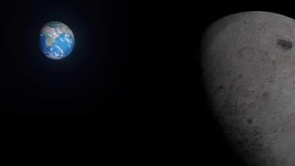 月から見た地球1911