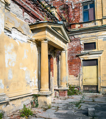 Fototapeta na wymiar Palace of the Grand Duke Mikhail Nikolaevich. Manor Mikhailovka. Peterhof. St. Petersburg. Russia
