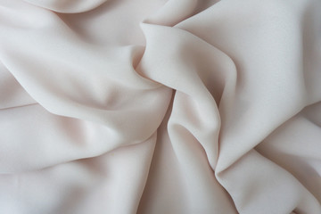 Obraz premium Smooth elegant pink textile . Silk, satin.