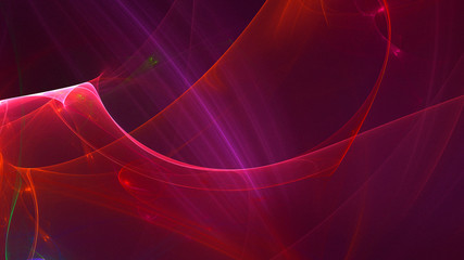 3D rendering abstract colorful fractal light background