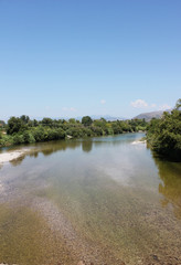 Bridge of Arta at Arachthos river Epirus Greece