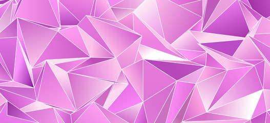 Fototapeta premium 3d Triangles, abstract background. Design wallpaper.