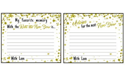New Year's wish list. Christmas page with sweets, Printable page, winter planners for notebooks. wish list, New Year's resolutions, to-do list, buy.