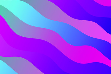 Colorful background with curved lines. Pattern design for banner, poster, flyer, card, cover, brochure