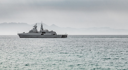South African Navy Frigate warship