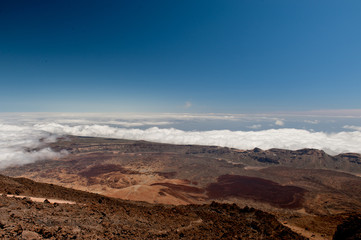 Fototapeta na wymiar Pico del Teide, wulkan, Teneryfa, Hiszpania.