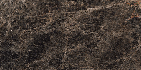 Plakat Dark color marble texture, emperador marble surface background.Brown marble background