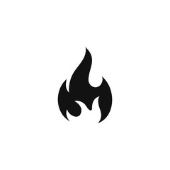 Fire flame Logo Template vector icon Oil, gas and energy logo concept