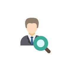 hr department creative icon. flat multicolored illustration. From Human Resources icons collection. Isolated hr department sign on white background