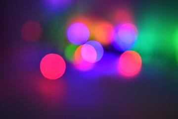 Abstract bokeh light background 