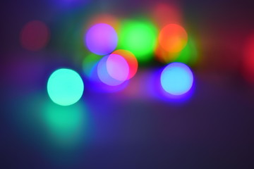 Abstract bokeh light background 