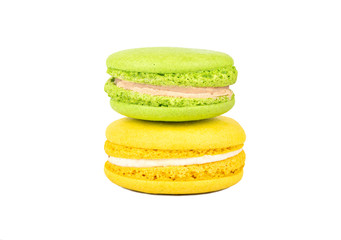 Pistachio and lemon macaroons