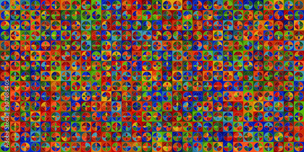 Poster abstract shapes compositions. colorful vector background