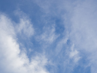 Sky with clouds,Blue skies, white clouds ,The vast blue sky and clouds