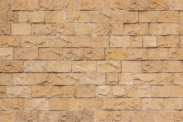 light wall of bricks as a background