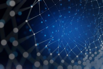 Internet connection, abstract sense of science and technology graphic design.