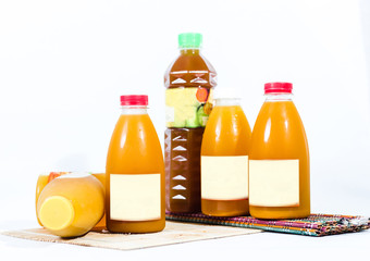 Jamu or traditional health drink from indonesian in bottle product photograph