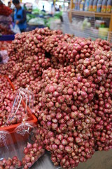 Shallot at the market