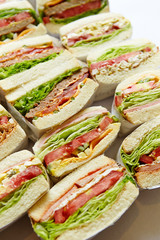 sandwich with ham and cheese