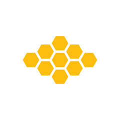 Honeycomb Background. Vector Illustration of Geometric Hexagons Background