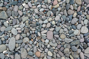Grey stones. Too many of grey stones - background
